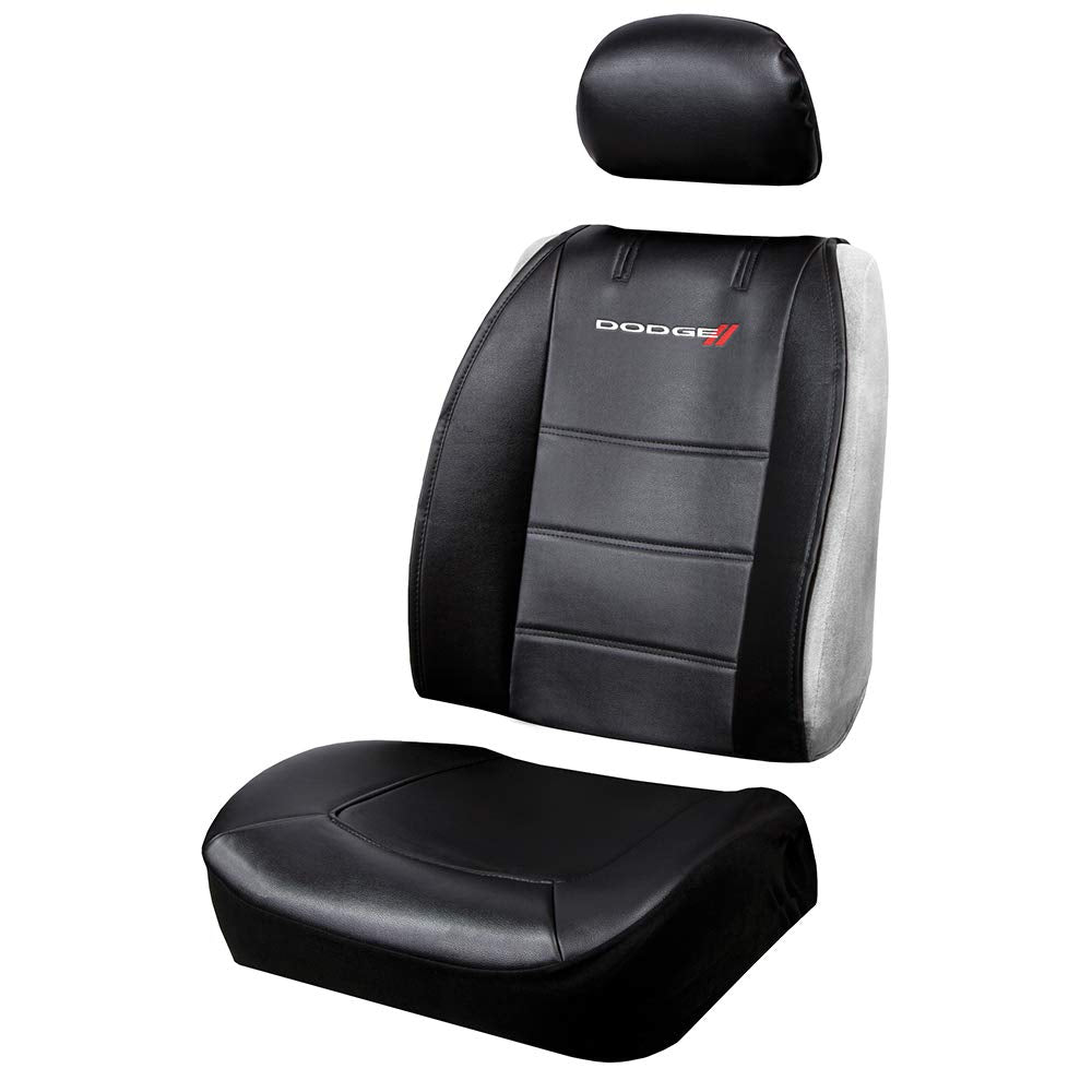 Plasticolor 008595R01 - Funda de Asiento de 3 Piezas con reposacabezas para Automóvil, camión o SUV, Ajuste Universal, Color Negro