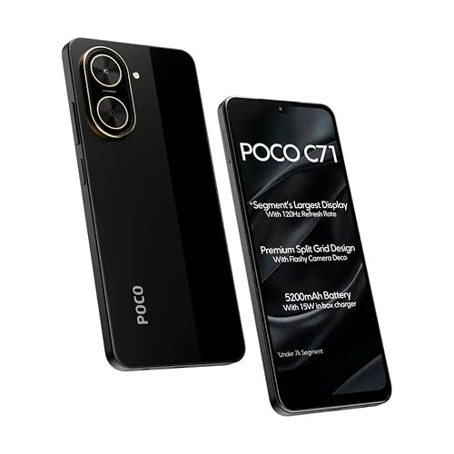 XIAOMI Celular Poco C71 3GB RAM 64GB ROM Black