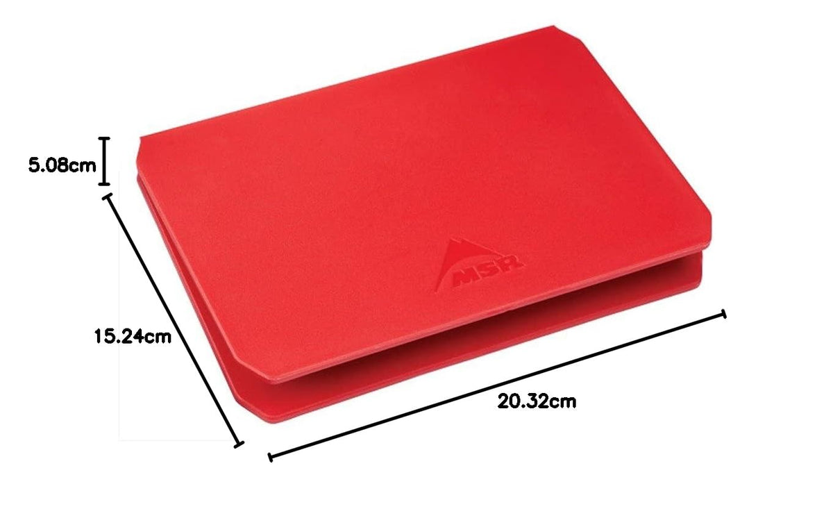MSR Alpine Deluxe - Tabla de cortar, color rojo, talla única