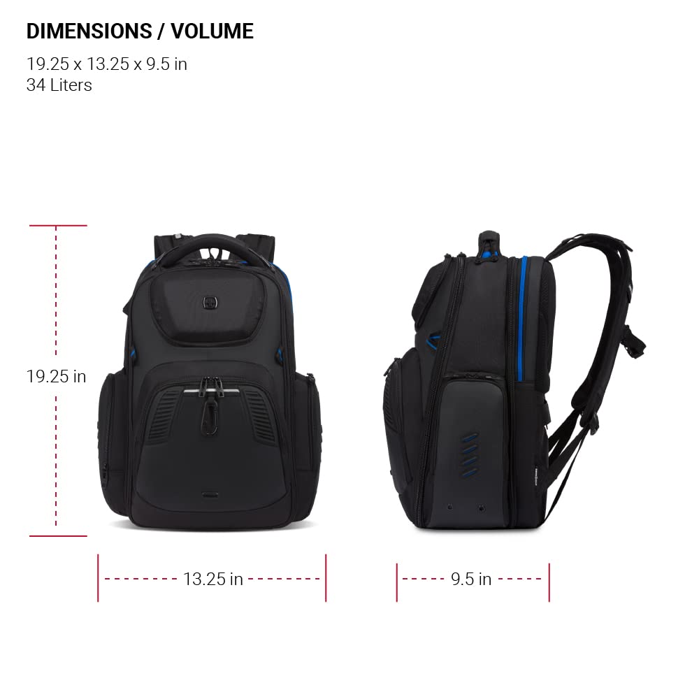 SwissGear Mochila para portátil de juegos con USB