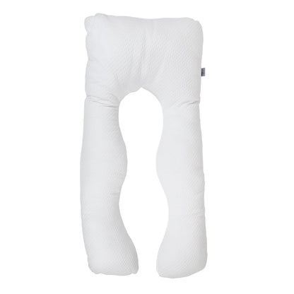 Memory Foam | Almohada de Embarazo Almohada para Embarazadas de Microgel – Duerme Todo el Embarazo y Posparto - Individual - Color Blanco - 125 x 56 x 20 cm –100%