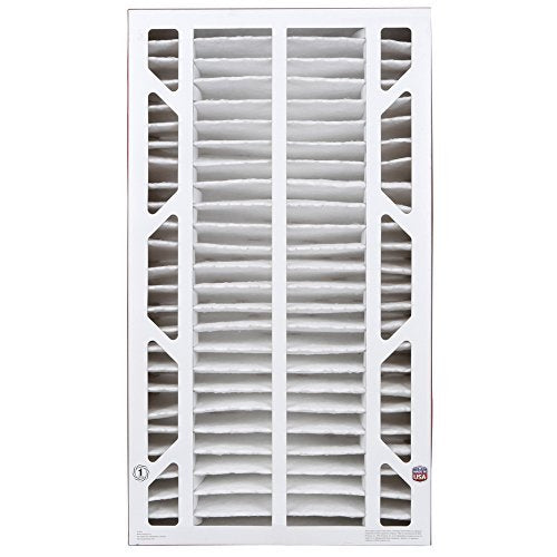 BestAir A201-SGM-11R Filtro de aire para horno, 20" x 25" x 6", MERV 11, sin marco de cartón, se adapta al 100%, para Aprilaire/SpaceGard 2200, 2250 (201) y Lennox PMAC-20C 24", Paquete de 2, Con marco de cartón., 16" x 27" x 6", 1