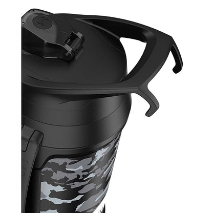 Under Armour Botella de Agua Playmaker Print 64oz para entrenamiento para Adulto Unisex, Negro