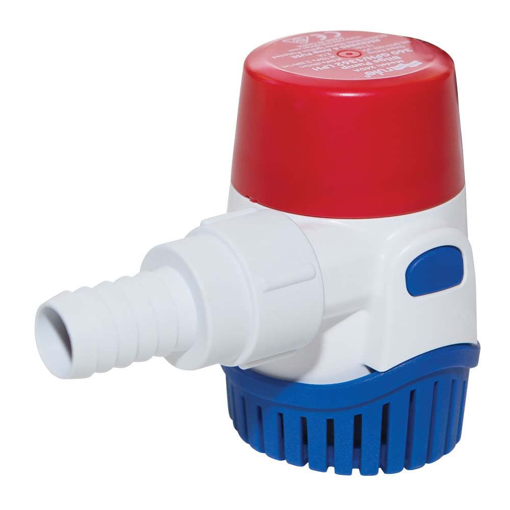 Rule - Bombas de achique Marinas, no automáticas, 12 V, Beige, 360 GPH - 360 GPH - 12 V