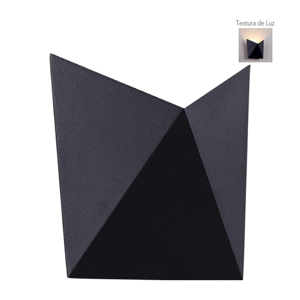 Tecnolite - Lámpara de Pared Arbotante LED Exterior 9 W, Luz Cálida Brillante, IP54, IK08, No atenuable, LED integrado