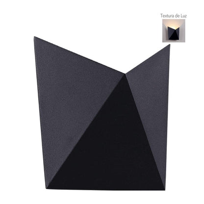 Tecnolite - Lámpara de Pared Arbotante LED Exterior 9 W, Luz Cálida Brillante, IP54, IK08, No atenuable, LED integrado