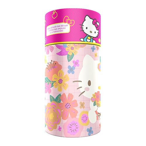 Rompecabezas Infantil Hello Kitty, 60 Piezas Cilindro