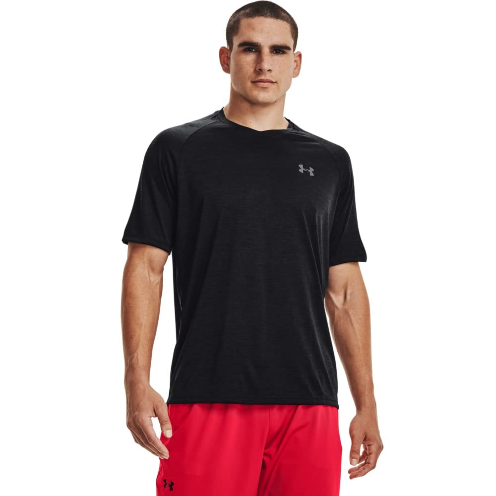 Under Armour Tech 2.0 Playera de Entrenamiento para Hombre - Negro (Negro (001), Grafito) - 3XL - Sólido