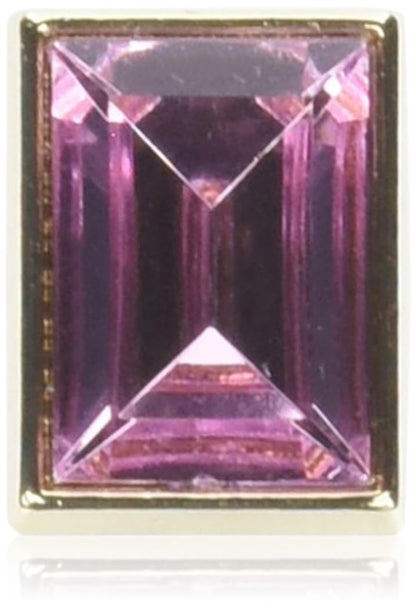Crocs Pink Rectangle Gem, Jibbitz