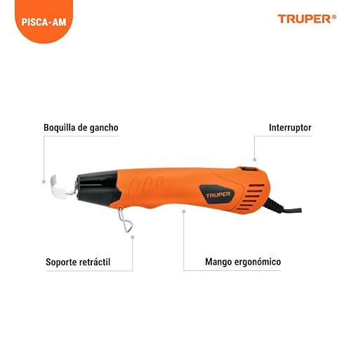Truper PISCA-AM, Mini pistola de calor 350 W, profesional