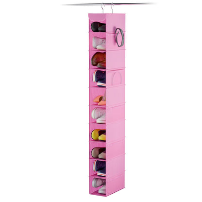 Whitmor Zapatero Colgante, Color Rosa
