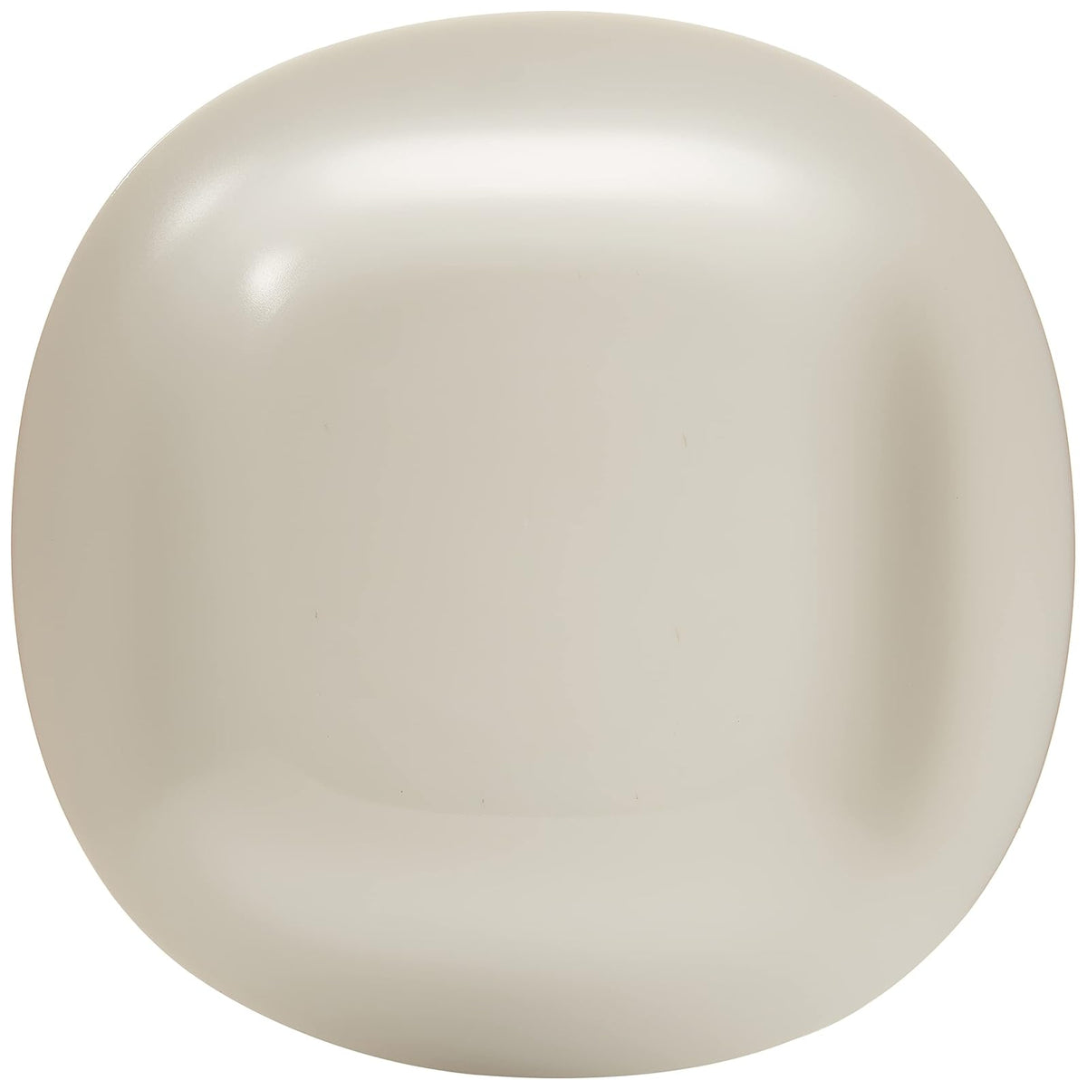 Luminarc - Juego de 4 Platos Carine Trinche Plato Blanco de Opal Modernos Servicio Mesa Elegante
