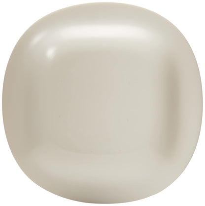 Luminarc - Juego de 4 Platos Carine Trinche Plato Blanco de Opal Modernos Servicio Mesa Elegante