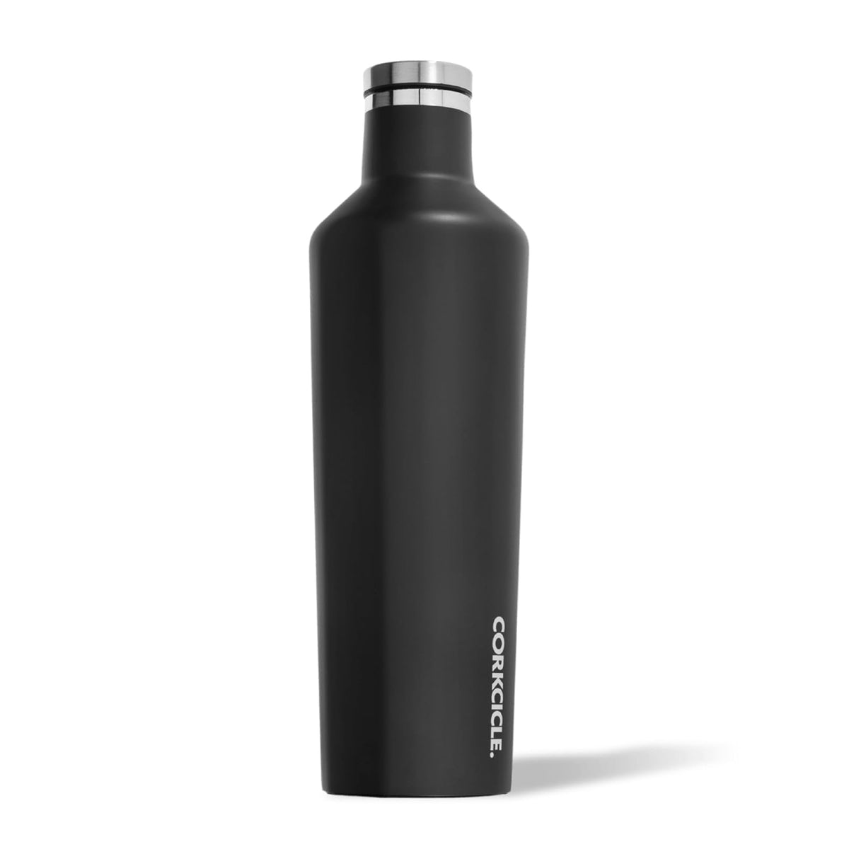 CORKCICLE | Vinnebago Botella o Vaso | 750 ml (25 oz) | Termo de Acero Inoxidable | Aislamiento Triple Capa | Mantiene Frío por Horas | Negro Mate