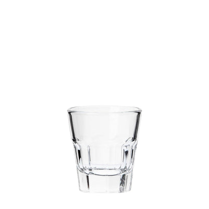 Borgonovo London - Juego De 6 Tequileros De Vidrio 42ml. Caballitos Para Tequila Shot Chupito Whisky, Licor, Mezcal, Bar, Fiesta Bartender.
