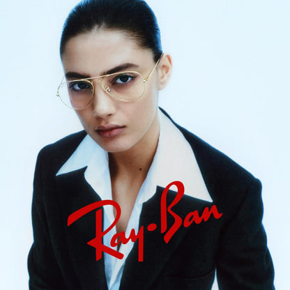 Ray-Ban Rx6489 Metal Aviator Prescription Eyeglass Frames