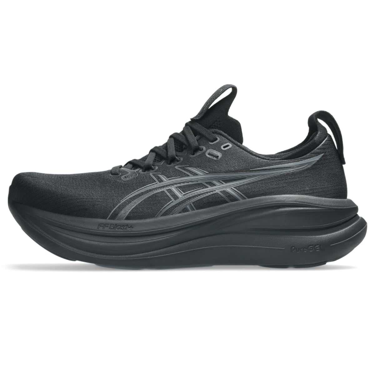 Asics Gel-Nimbus 28 Tenis para Correr Hombre - 26.0 cm - BLACK - GRAPHITE GREY