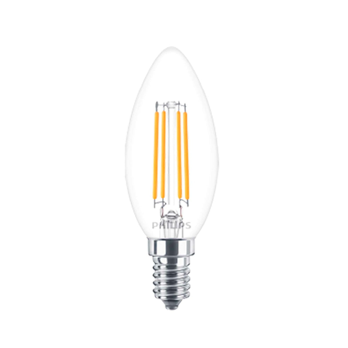 Philips LED 3 Focos Filamento 3 B11 base E14 luz fría