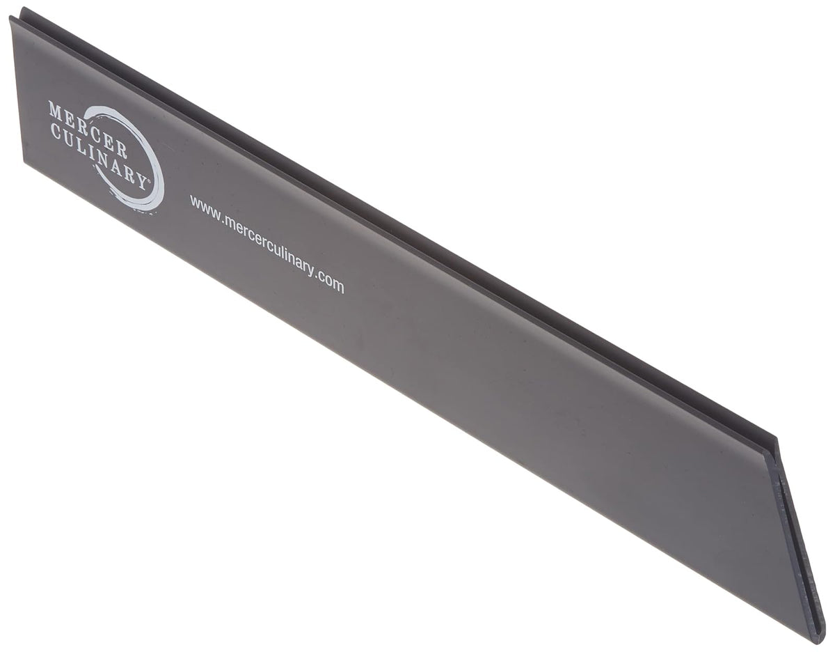 Mercer Culinary Millennia Products, Negro, 10-Inch Wide Wavy Edge Bread Knife, 1 + Mercer Culinary Innovations 10 by 2-Inch Knife Guard
