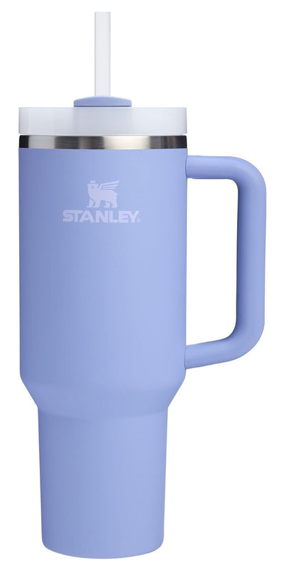 Stanley Quencher H2.0 Vaso con Asa y Popote, Tapa FlowState - 40 oz - Hortensia