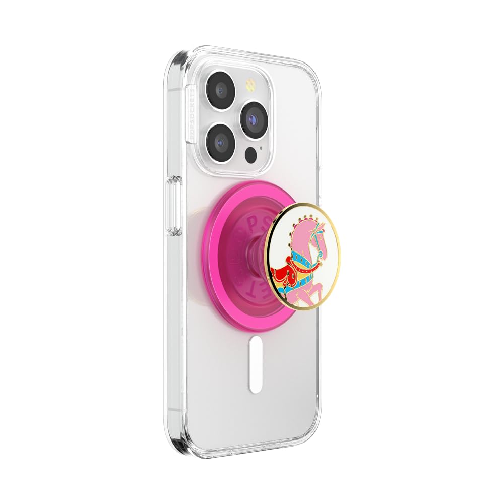 PopSockets PopGrip Redondo MagSafe Caleidoscopio - MagSafe - Carrusel Pony