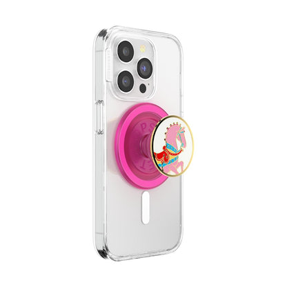 PopSockets PopGrip Redondo MagSafe Caleidoscopio - MagSafe - Carrusel Pony