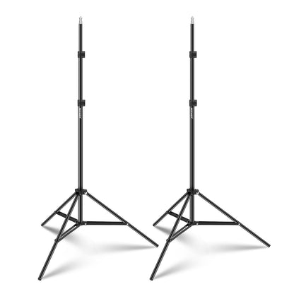 NEEWER Soporte de Luz Fotografica, 7Pies/210cm Aleacion de Aluminio (2 Uds) | Foto Estudio Tripode Stands, para Video, Portrait, Fotografia Iluminacion, para Reflectors, Suave Boxes, Umbrellas