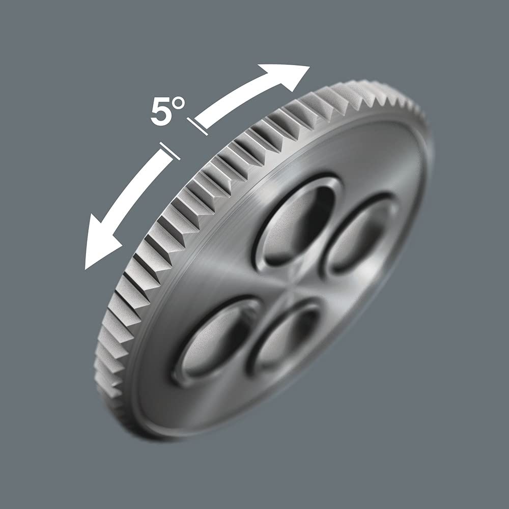 Wera 8100 SA 2 Zyklop Juego de carraca métrica de 1/4 pulgadas, 41 piezas
