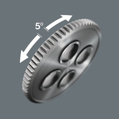 Wera 8100 SA 2 Zyklop Juego de carraca métrica de 1/4 pulgadas, 41 piezas