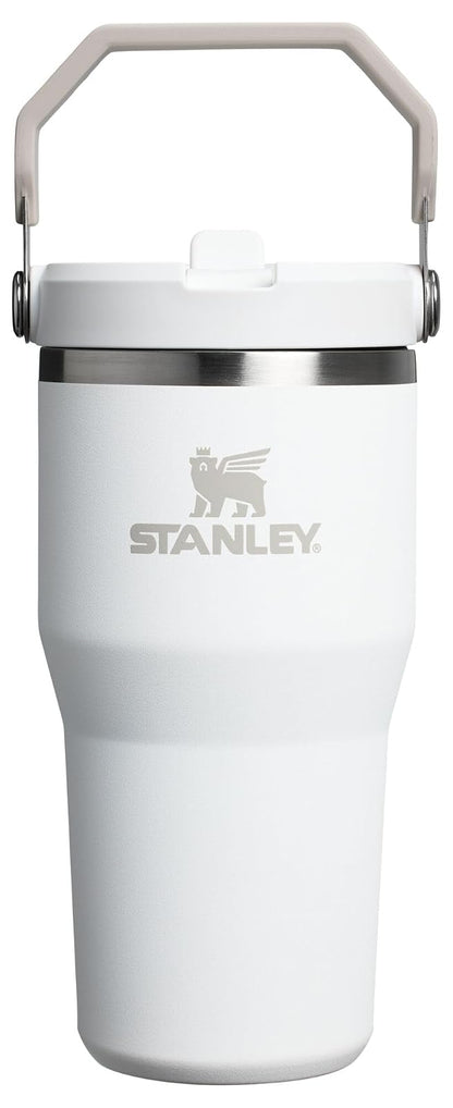 Stanley IceFlow 2.0 Vaso con Popote Abatible, Acero Inoxidable - Frost - 0.6 Litros