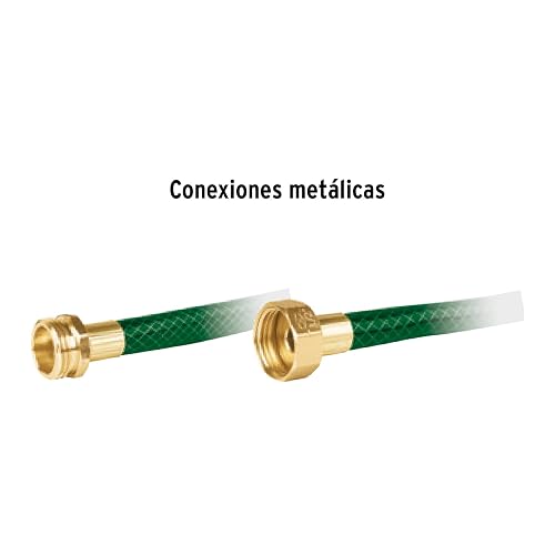 Pretul MAN-15X1/2PM, Manguera 1/2" reforzada 3 capas conexiones metal 15 m