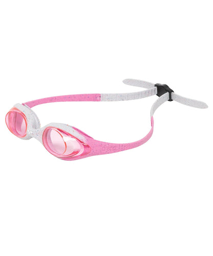 Arena Spider Jr Mirror Goggles de Natación Infantil - Rosa - Gris - Rosa Reciclado - Juvenil sin espejo