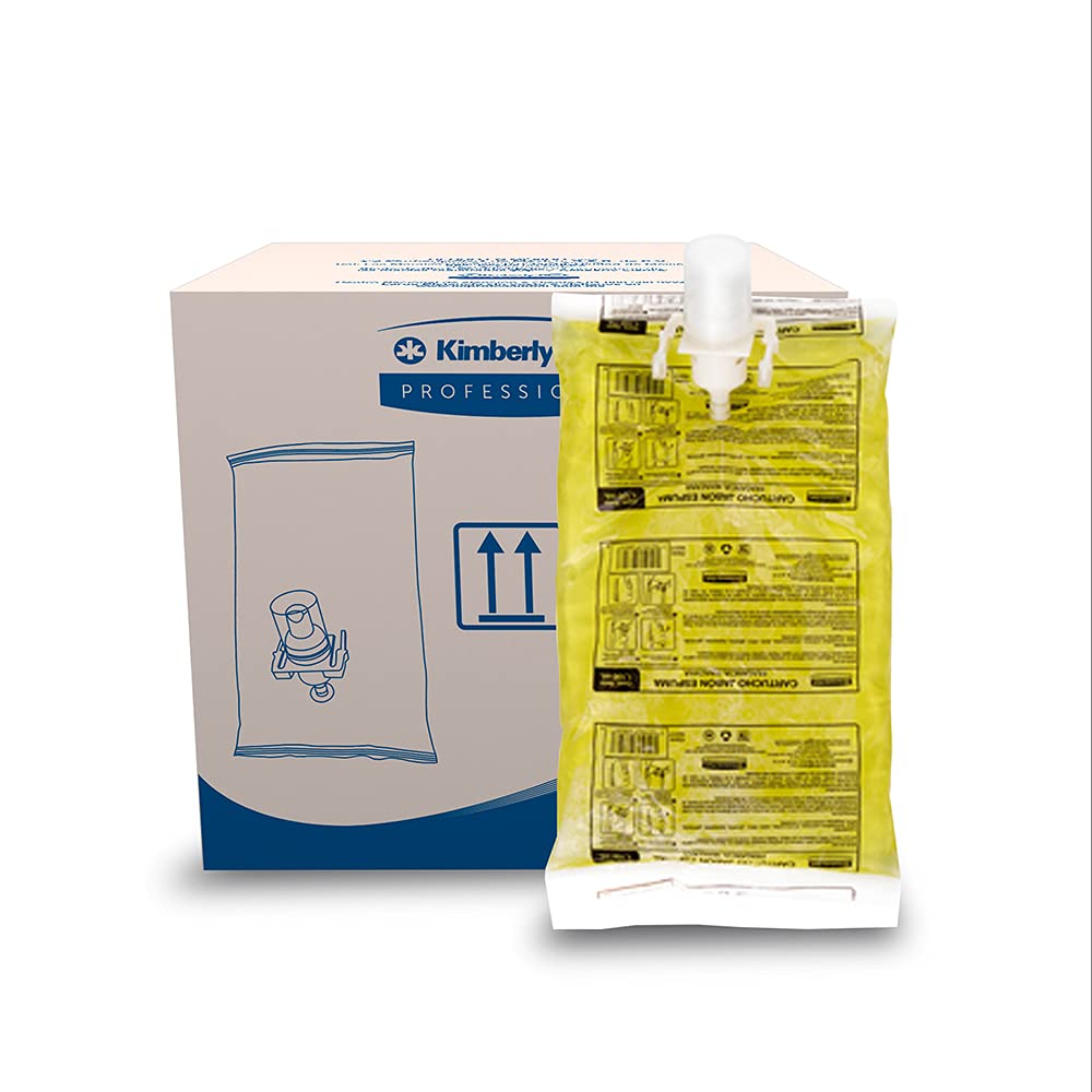 Kimberly-Clark Professional, Jabón en espuma para manos, aroma manzana, 1100 ml