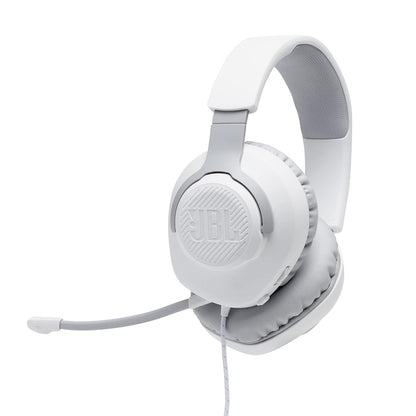 JBL Quantum 100 Audífonos gamer con micrófono extraíble - Blanco - Audífonos