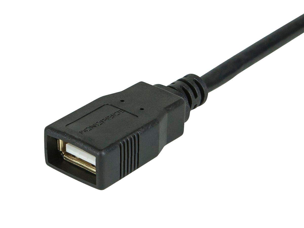 Monoprice 105435 Cable USB 2.0 A Male to A Female Extension, 28/24AWG, 15-Feet