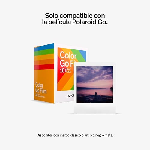 Polaroid Go Generation 2 - Mini cámara de película instantánea - Blanco (9097) - Solo Compatible con Go Film