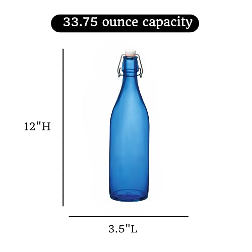 Bormioli Rocco Giara Botella, Azul, 1
