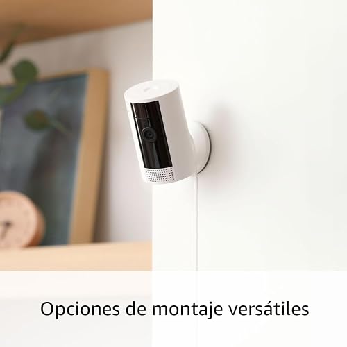Nueva Ring Indoor Cam color blanco con cable de alimentación USB-A a micro-USB de 3 m (10 ft)
