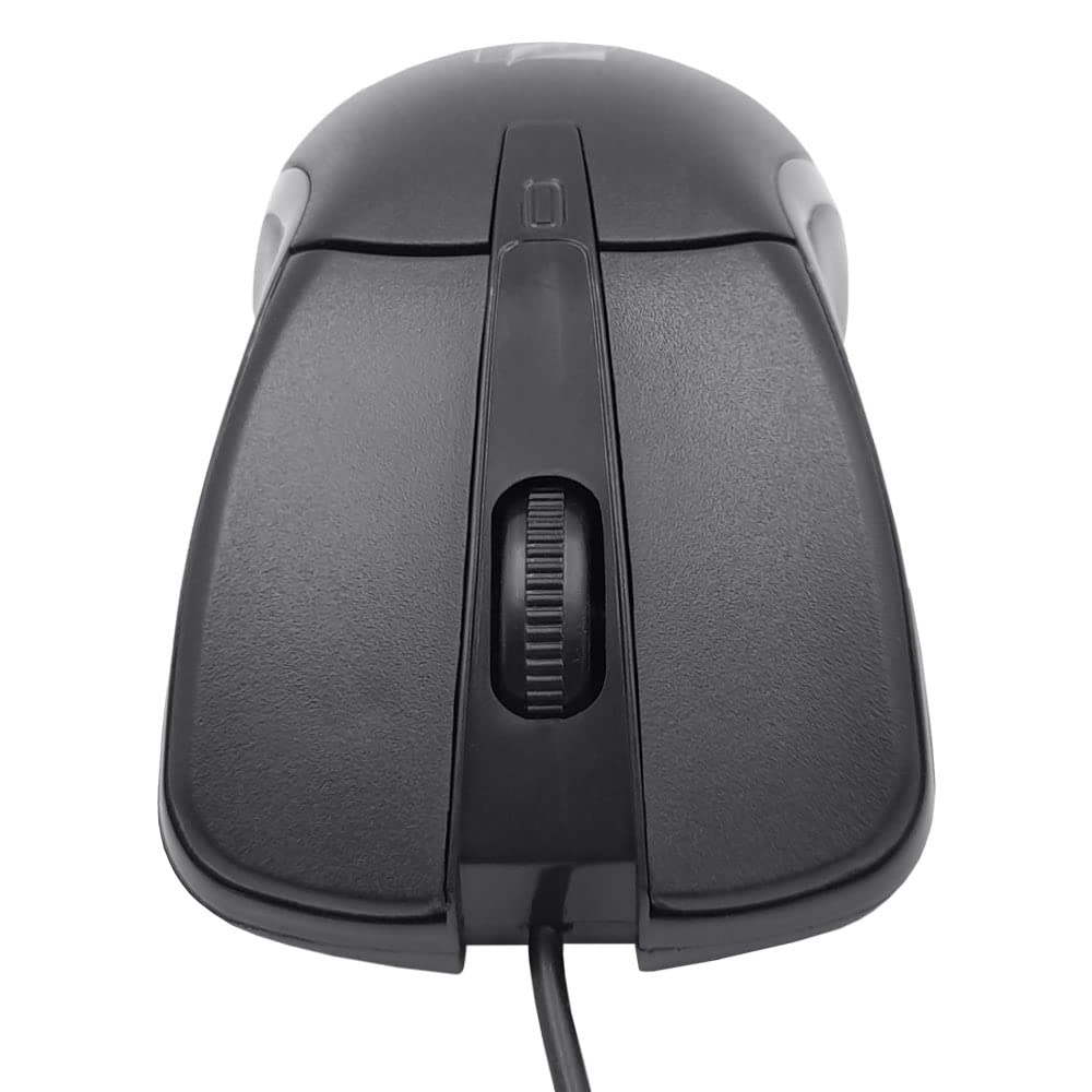Kit de Teclado Multimedia alámbrico Texturizado y Mouse 18-8323