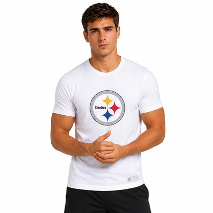 NFL Playera Aficionado Básica Pittsburgh Steelers - M - Blanco