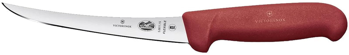 Victorinox Cuchillo para Deshuesar, Fibrox, Rojo, 15 cm