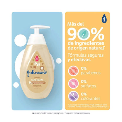 Johnson'S, Jabón Líquido Para Bebé Avena 400 Ml