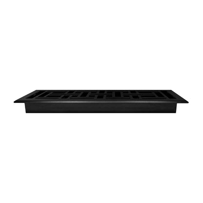 Decor Grates AJH414-BLK - Registro Oriental de Piso, Color Negro