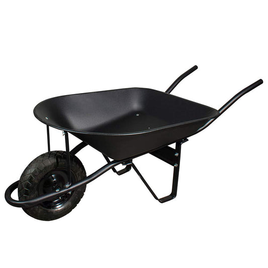 Foy CAF554 Carretilla con bastidor metálico 5.5 Ft3 llanta neumática reforzada de 4 capas