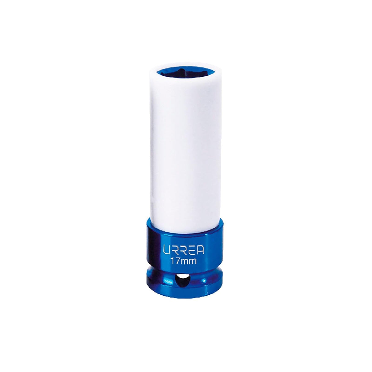 Urrea 7328P Dado de Impacto Cuadro de 1/2 pulg con Protección Nylamid - 17 mm azul