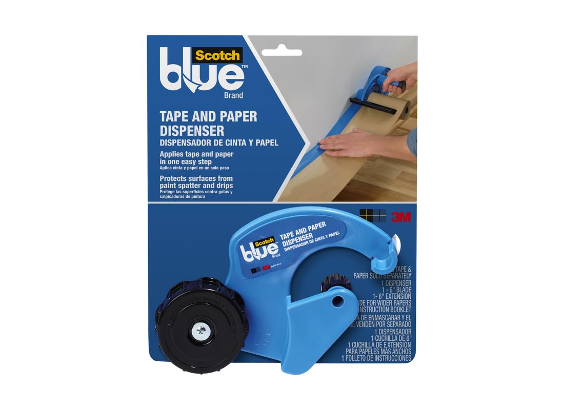 ScotchBlue M1000-SBN - Cinta adhesiva y dispensador de papel