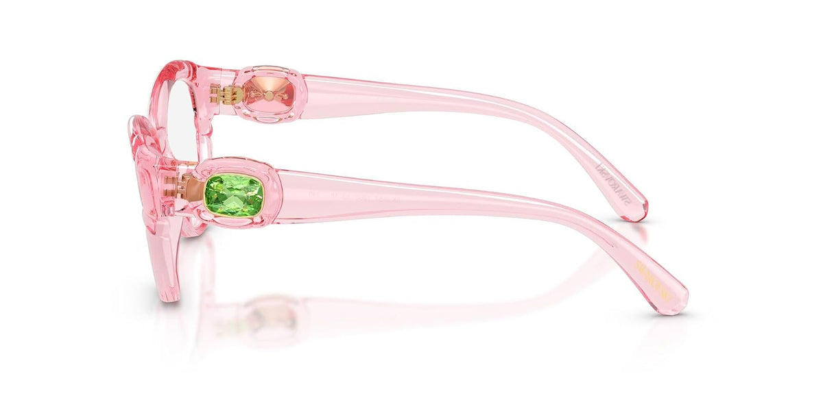 Swarovski Sk2057 - Marco para anteojos graduadas de ojo de gato para mujer