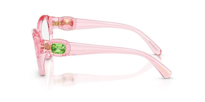Swarovski Sk2057 - Marco para anteojos graduadas de ojo de gato para mujer