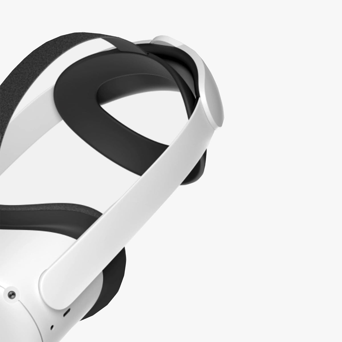 Meta Elite Strap para Oculus Quest 2, Cinturón de Cabeza de Plástico Classic Blanco, para Mayor Soporte y Comfort en VR