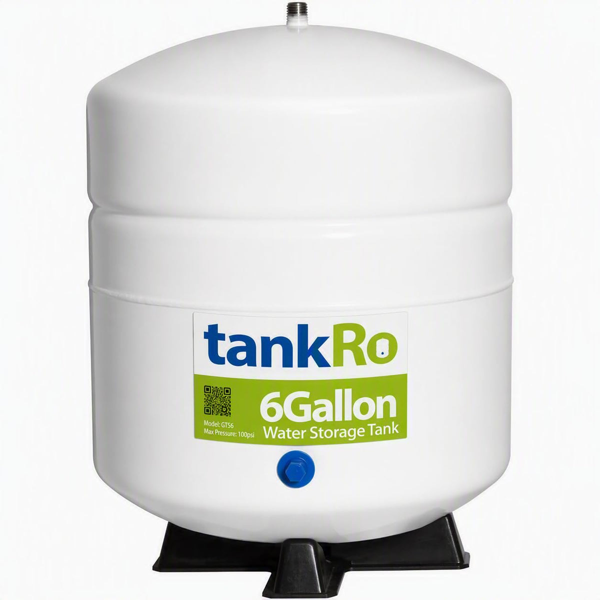 tankRo GTS6 Tanque de presión de almacenamiento de agua de ósmosis inversa compacto, 30,5 x 30,5 x 44,5 cm, azul